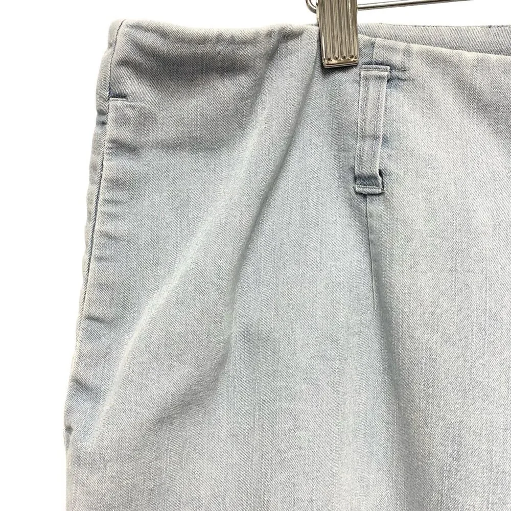 J‎ Peterman Lightweight Denim Wide Leg Jeans Pants Size 18 Light Wash Trousers
